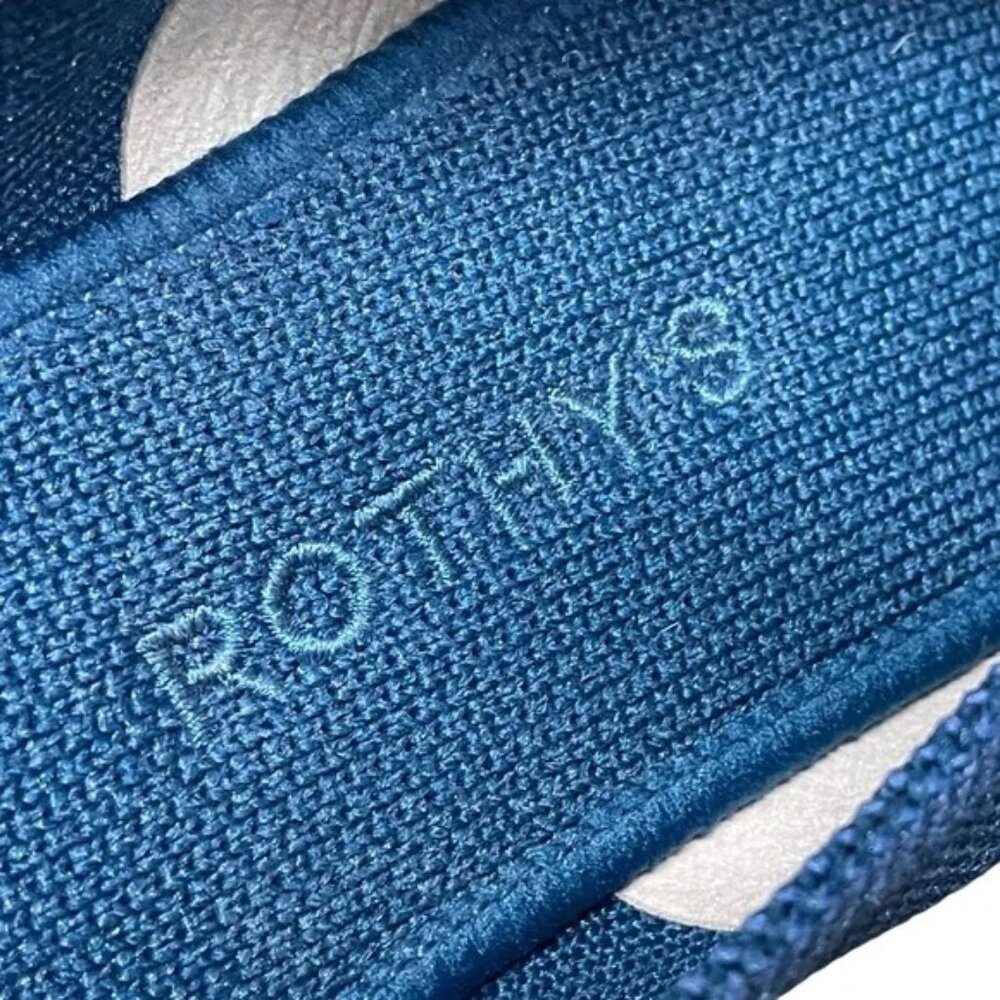 ROTHY’S super comfy The Flat in Deep Ocean Women’s Size 9.5 with inserts EUC - Picture 2 of 15